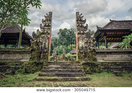 Pura Luhur Batukau Batukaru Hindu Temple In Tabanan, Bali, Indonesia. Located On The Southern Slope 