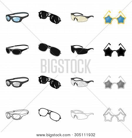 Vector Illustration Of Summer And Beach Icon. Collection Of Summer And Fashion Stock Vector Illustra