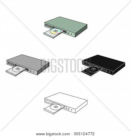 Player, Single Icon In Cartoon, Black Style.player Vector Symbol Stock Illustration Web.