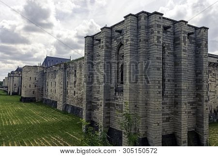 Vincennes, Val-de-marne, France - May 26: Chateau De Vincennes - Massive 14th And 17th Century Frenc