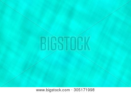 Abstract Turquoise Defocused Pattern As Background. Digitally Generated Image.