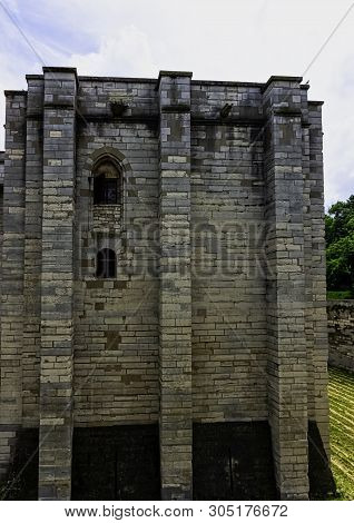 Vincennes, Val-de-marne, France - May 26: Chateau De Vincennes - Massive 14th And 17th Century Frenc