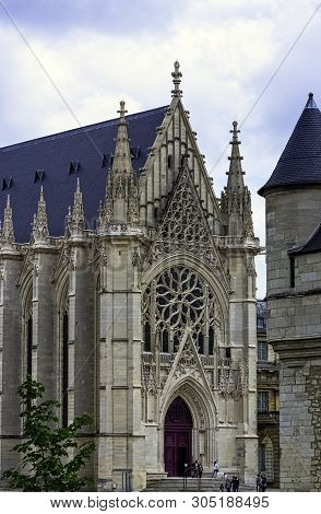 Vincennes, Val-de-marne, France - May 26: Chateau De Vincennes - Massive 14th And 17th Century Frenc