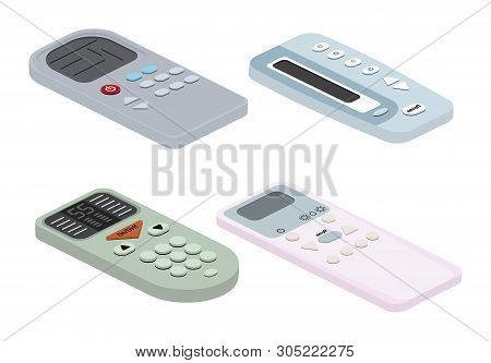 Remote Control Tv Vector Remoted Controller Television Channel Technology Media Entertainment Equipm