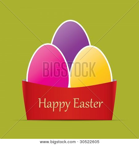 Colorful Easter Card