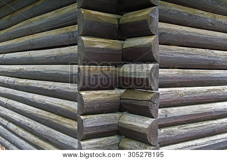 Framework Of The Old Wooden Church In Ukraine