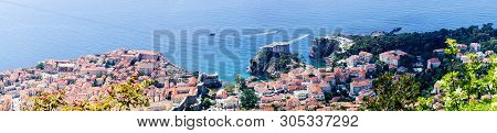 Walking Trail From The Top Of Mount Sdr To Dubrovnik With A Great Panoramic View