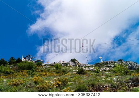 Walking Trail From The Top Of Mount Sdr To Dubrovnik With A Great Panoramic View