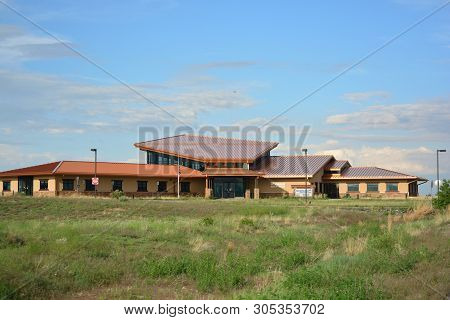 Commerce City, Colorado, Usa: June 4, 2019: Pat Schroeder Visitor Center Is A Museum Facility On The