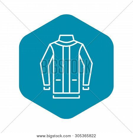 Ski Jacket Icon. Outline Ski Jacket Vector Icon For Web Design Isolated On White Background