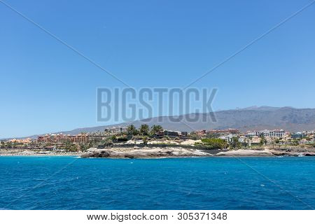 Beautiful Coastal View Of El Duque Beach In Costa Adeje,tenerife,canary Islands, Spainbeautiful Coas