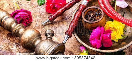 Shisha With Rose Tobacco