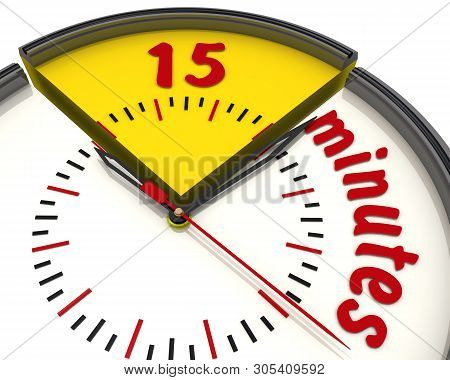 Fifteen Minutes On The Clock. Translation Text: 