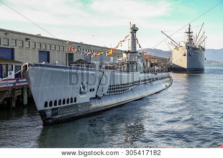 Submarine Uss Pampanito Used In World War 2