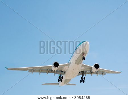 Flugzeug Landung
