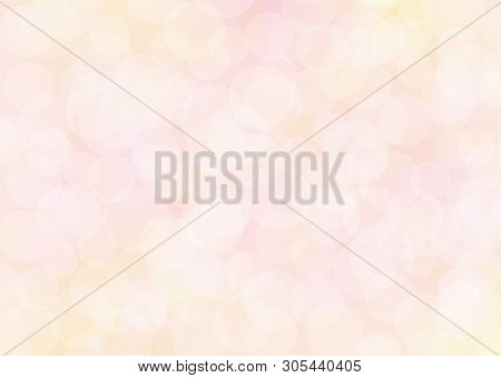 Light Pink Abstract Glitter Bokeh Background. Muted Color