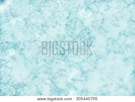 Light Blue Abstract Glitter Bokeh Background. Muted Color