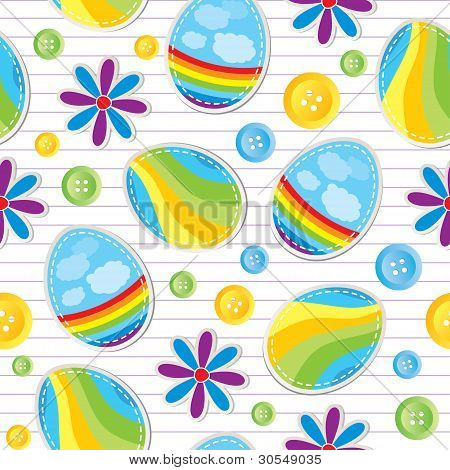easter seamless pattern