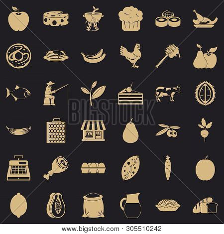 Verdant Icons Set. Simple Set Of 36 Verdant Vector Icons For Web For Any Design