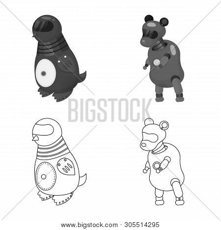 Vector Illustration Of Toy And Science Symbol. Set Of Toy And Toy Stock Vector Illustration.