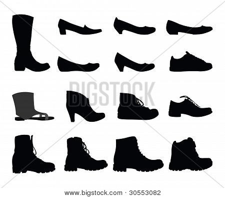 Zapato silhouetts