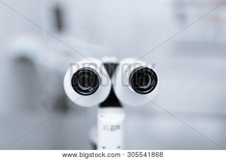 Medical Professional Ophthalmologist Equipment Device Slit Lamp.