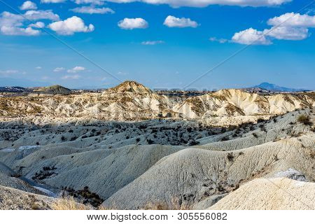 The Badlands Of Abanilla And Mahoya Near Murcia In Spain