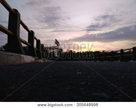 Beautiful View Of The Bridge In The Afternoon