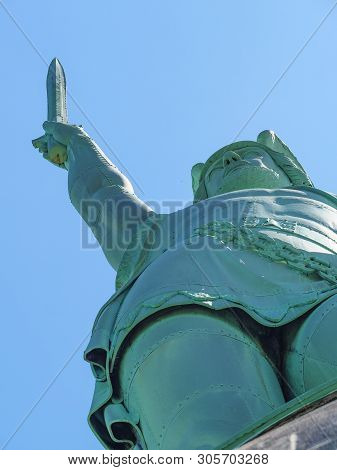 the City of Detmold and the hermannsdenkmal in germany