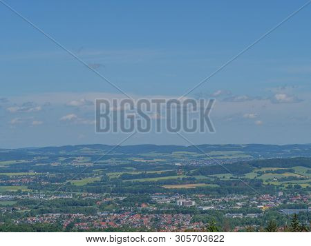 the City of Detmold and the hermannsdenkmal in germany