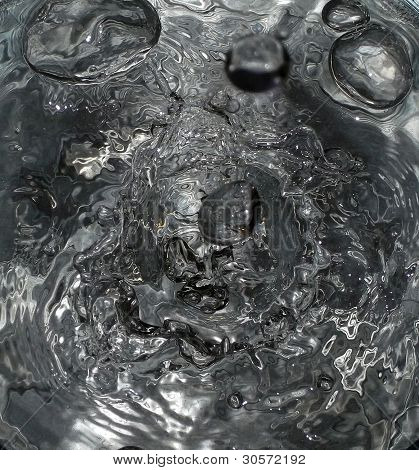 Splash prateado