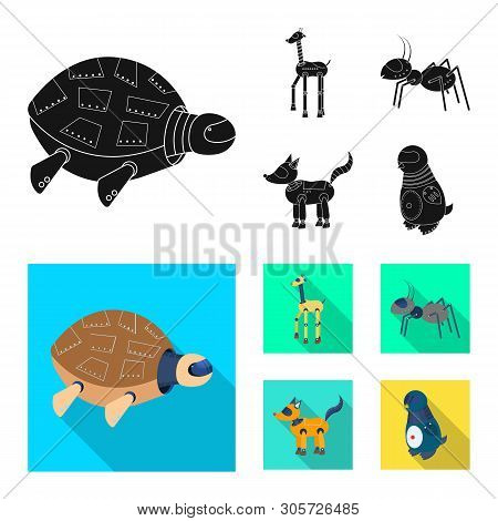 Vector Illustration Of Toy And Science Logo. Set Of Toy And Toy Vector Icon For Stock.