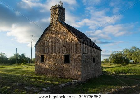 Landscape Of Fort Phantom Hill In Abilene Texas