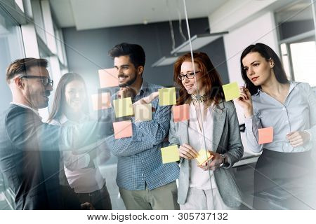 Corporate Business Team And Manager In A Meeting
