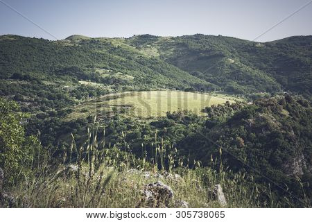 Top View Of A Canyon In Southern Italy, In Particular The Gorges Of The Platano River Near Balvano I