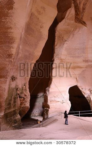 Bell grotte interiore a Bet Guvrin, Israele.