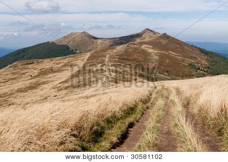 Bieszczady Mountains In South East Poland