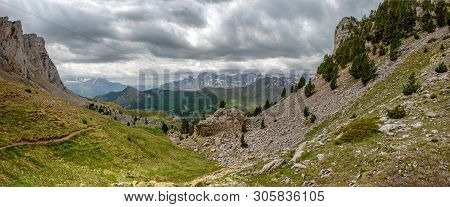A View Of Tena Valley In The Pyrenees, Huesca, Spain