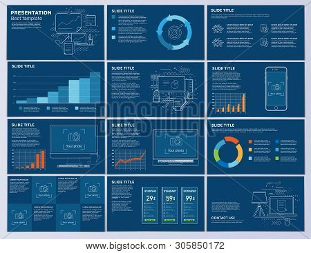 White And Colors Elements Of Infographics For Presentations Templates. Business Presentation Slides 