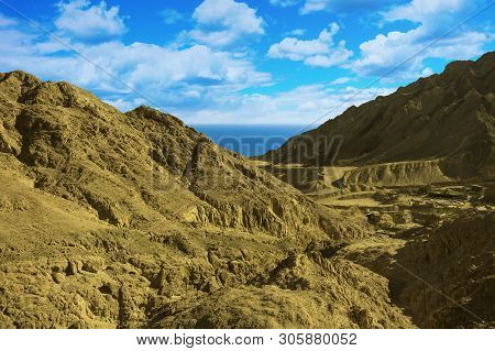 View Of The Mountains Of Senai Peninsula In Egypt