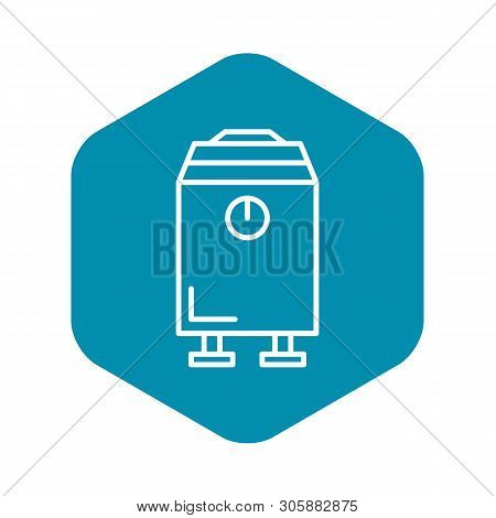 Modern Boiler Icon. Outline Modern Boiler Vector Icon For Web Design Isolated On White Background