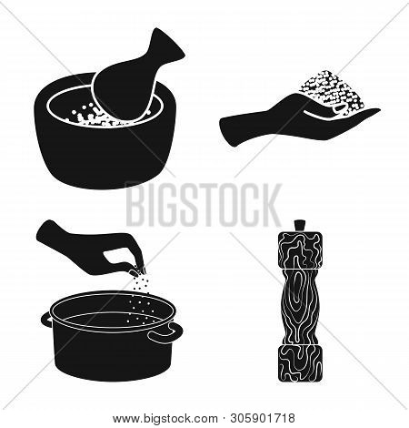 Vector Illustration Of Natural And Baking   Icon. Set Of Natural And Food Stock Vector Illustration.
