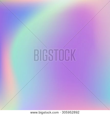 Holographic Foil  Gradient  Iridescent  Background  Bright Trendy Minimal Hologram Backdrop. Iridesc