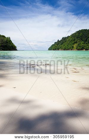 Paradise Beach At Sapi Island Kota Kinabalu Sabah Malaysia