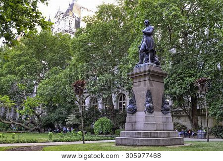London, United Kingdom, June 2018. The Whitehall Gardens