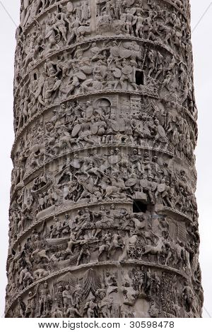 Colonna di Marcus Aurelius dettagli