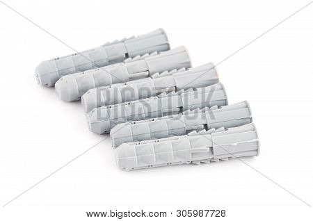 Some New Plastic Dowel, Close Up On White