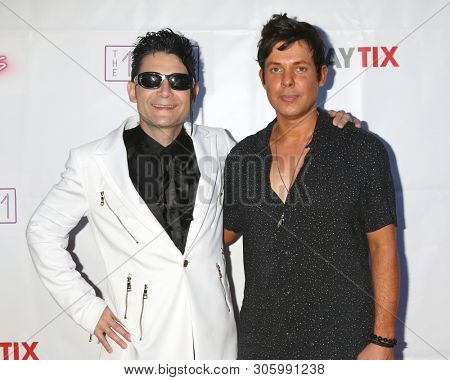 LOS ANGELES - JUN 9:  Corey Feldman, Michael Leoni at the 