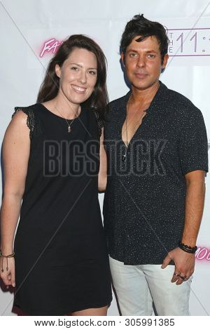 LOS ANGELES - JUN 9:  Sarah Findley, Michael Leoni at the 