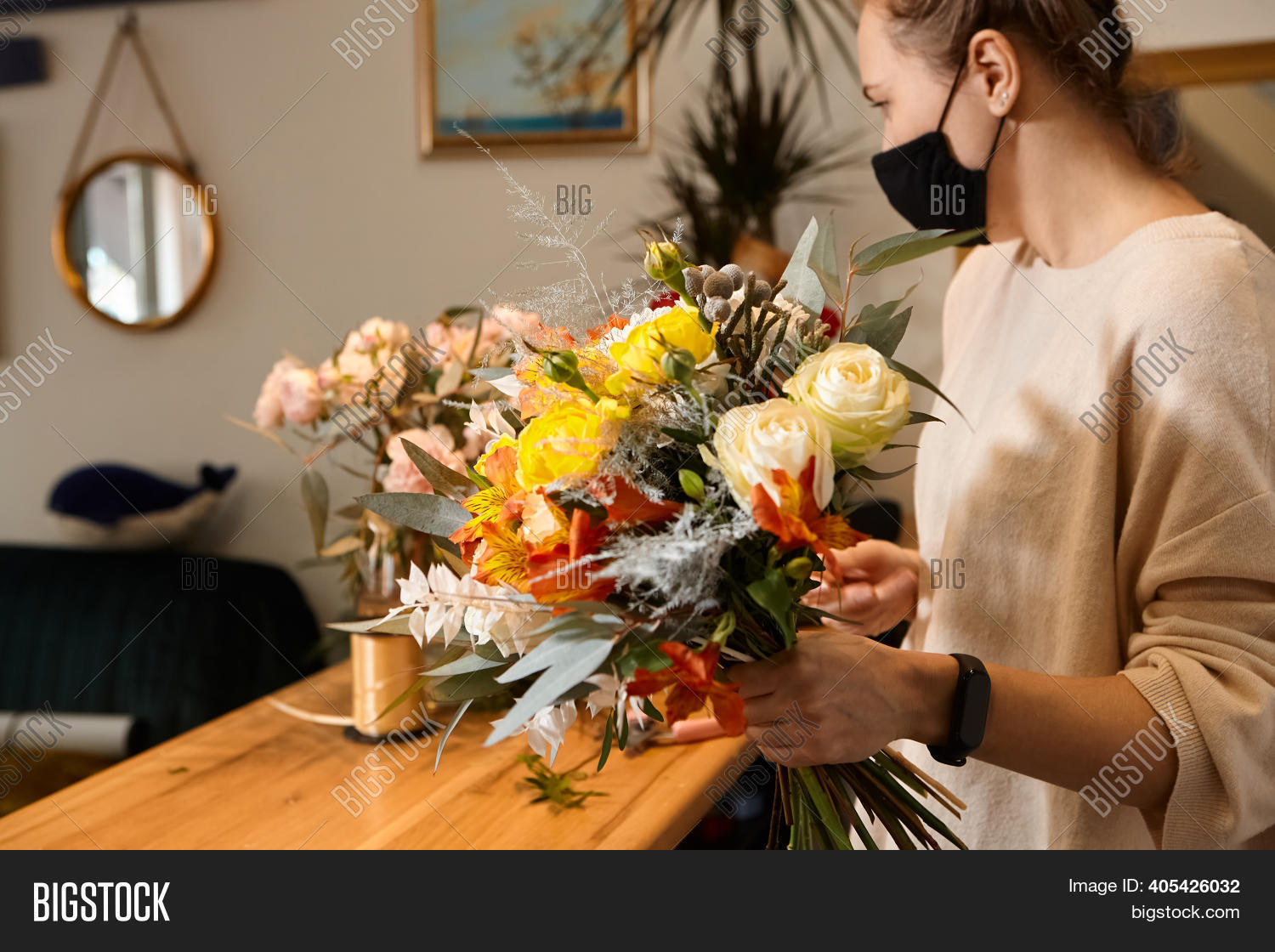 Florist Works Colors. Image & Photo (Free Trial) Bigstock